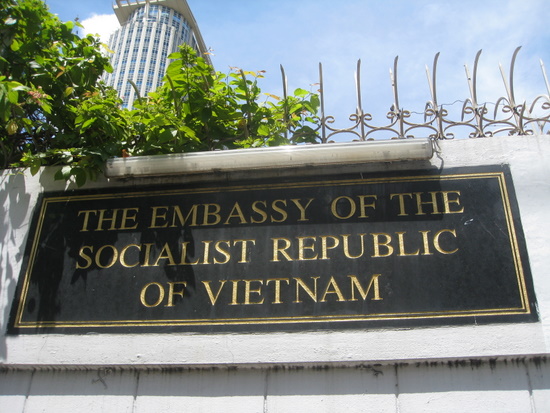 Where is the Vietnamese Embassy in Bangkok?